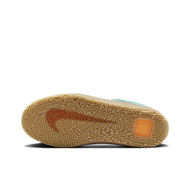 Nike SB DAY ONE Anti Slip Wear Resistant Low Top Kids' Skateboarding Shoes White Blue Unisex-4