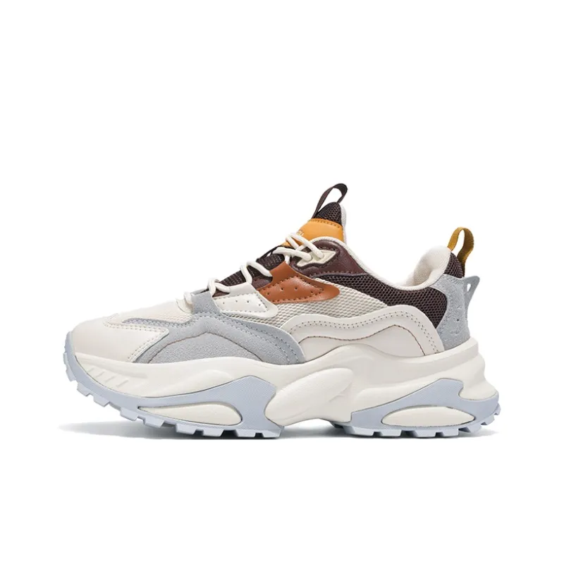 KYMOOU Cushioning Height Increasing Wear-Resistant Slip-Resistant Low-Top Chunky Sneakers Unisex-0
