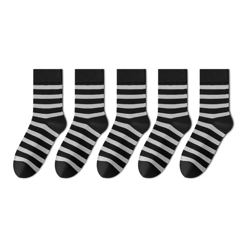 MIIOW Mid Calf Socks Men's Combo Set-0