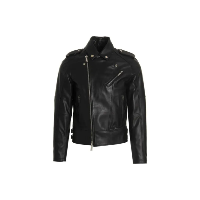 DSQUARED 2 Zipped Biker Jacket-1