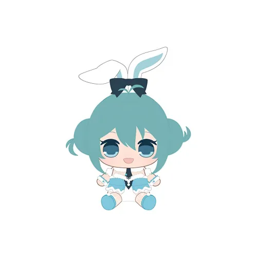 FURYU Hatsune Miku Bunny Girl Sitting Posture Dolls Plush Doll 25cm High