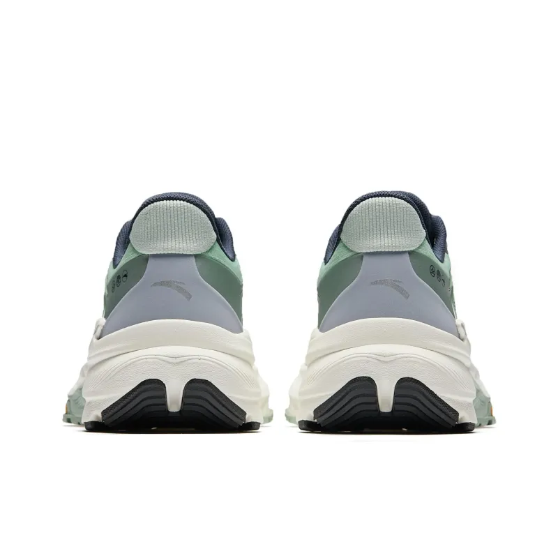 Anta Anti-Slip Wear-Resistant Low-Top Trail Running Running Shoes Men's Gray Blue Green-4