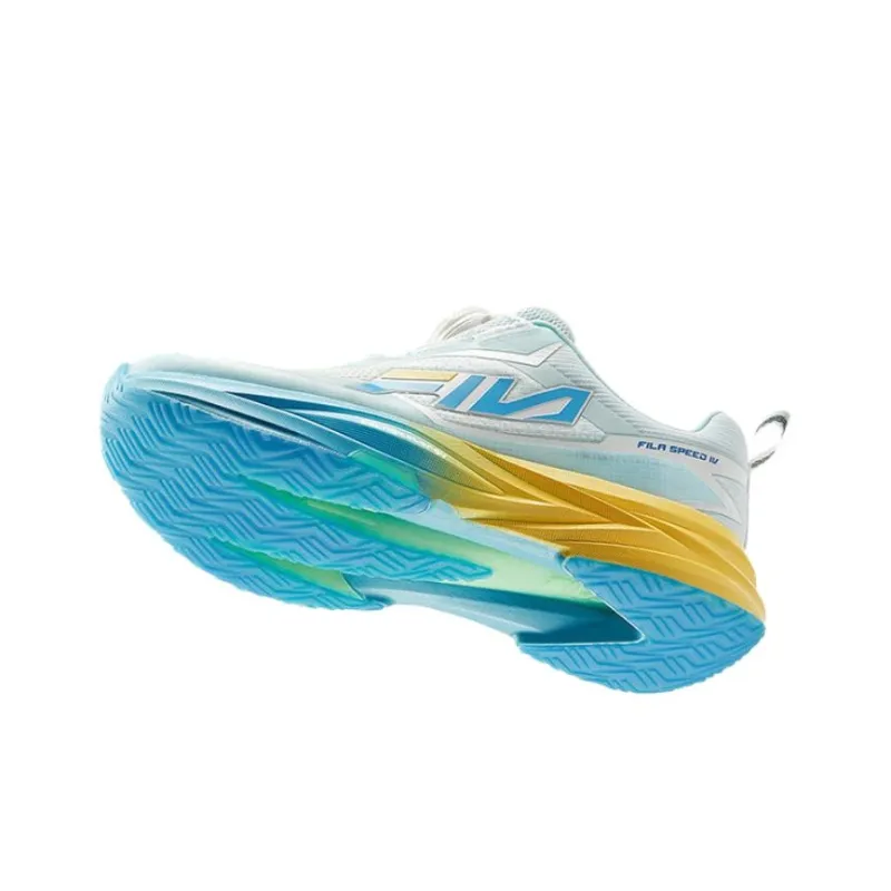 FILA KIDS BOA Anti Slip Wear Resistant Low Top Kids' Running Shoes Blue Unisex-5