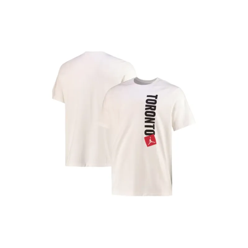 NBA Toronto Raptors Jordan Statement T-Shirt Men's White-2