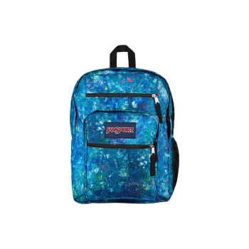 JanSport Recycled Polyester Backpack Unisex Silver Galaxy Blue