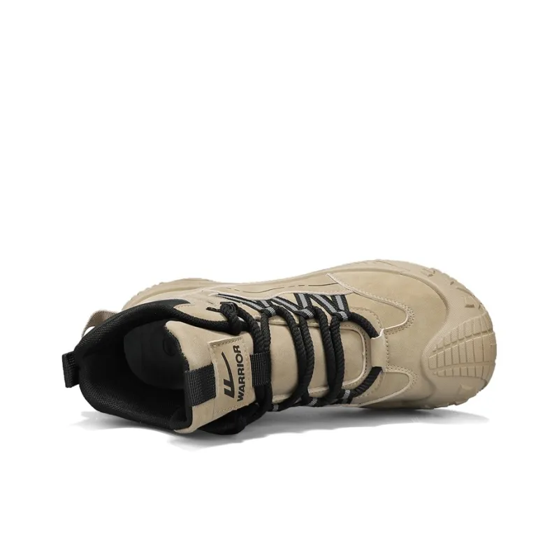 Warrior Wear-Resistant Slip-Resistant Cushioning High-Top Casual Shoes Men's-5