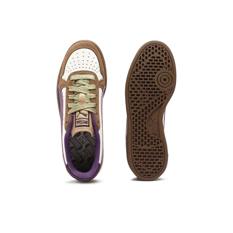 PUMA Future Slip Resistant And Breathable Low Top Skateboard Shoes Unisex Brown-3