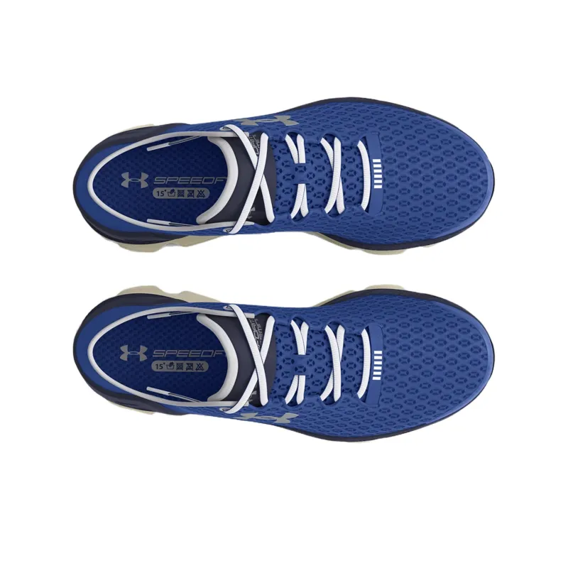 Under Armour Speedform Gemini Anti Slip Wear Resistant Low Top Casual Running Shoes Unisex Blue-3