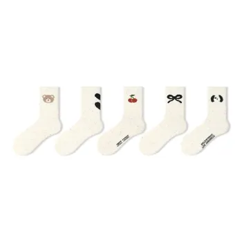 Primeet Mid Calf Socks Women's 5 Pack
