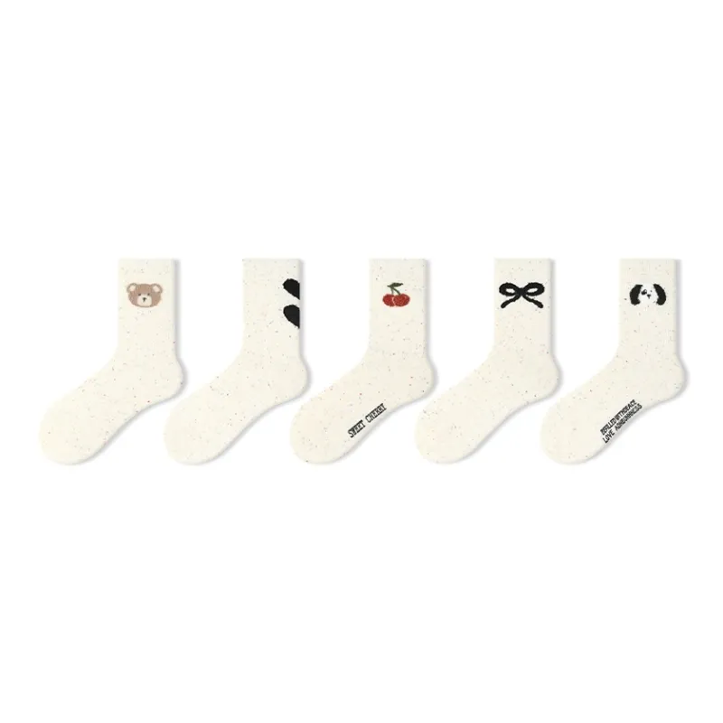 Primeet Mid Calf Socks Women's 5 Pack-0