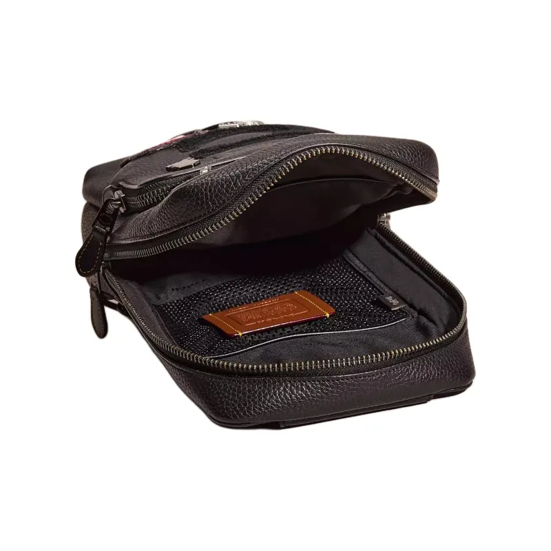 COACH Gotham Calfskin Sling Bag Small Size Women's Black Copper-2