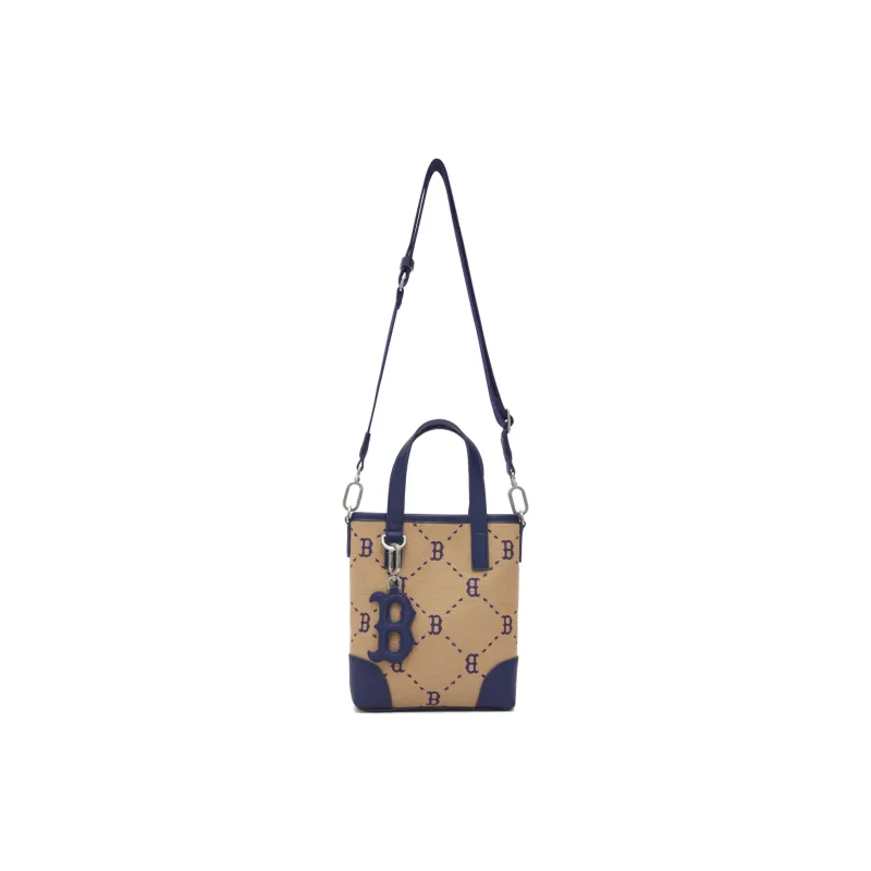 MLB Polyester Crossbody Handbags Medium Size Unisex Khaki-0