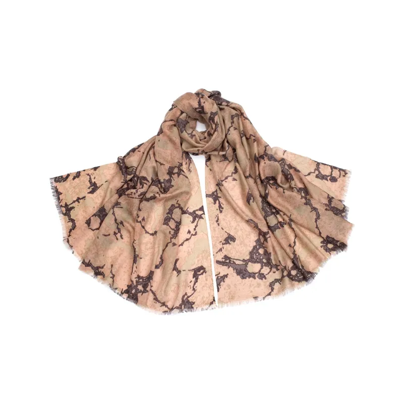 NAME.S 100% Cashmere Knit Scarves Women's Elderly Gift Box Shopping Bag-2