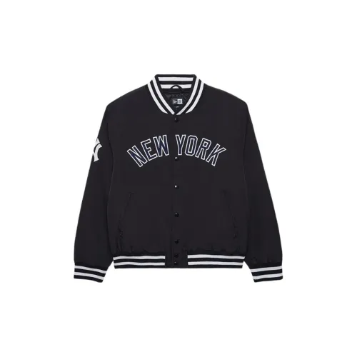 New Era x MLB Baseball Jacket Unisex Black