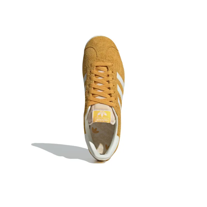 Adidas Gazelle Preloved Yellow Off White Cream White-4