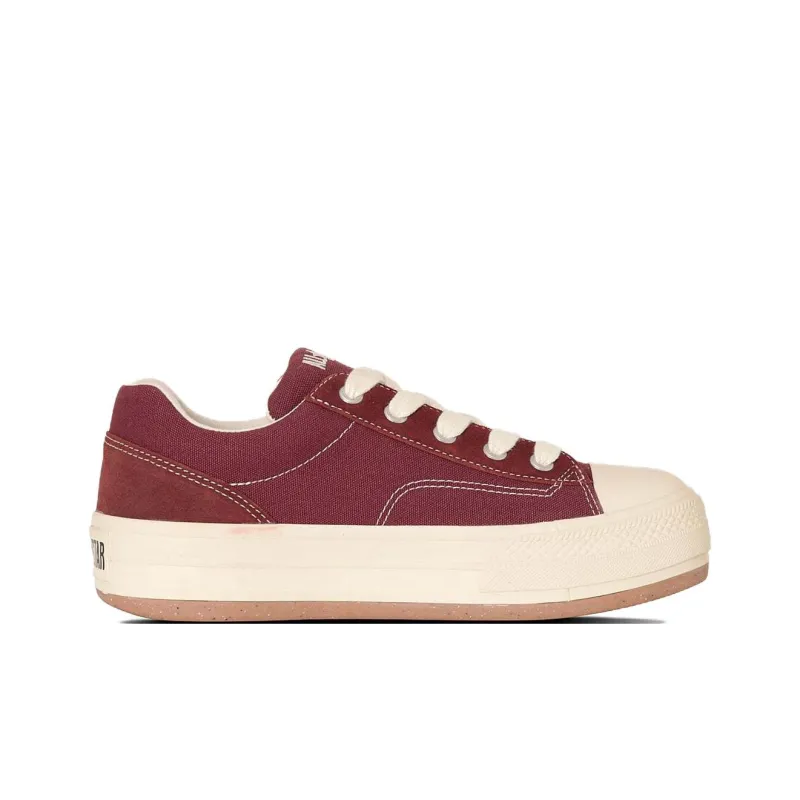 Converse All Star Anti Slip Wear Resistant Low Top Canvas Shoes Unisex Red-1