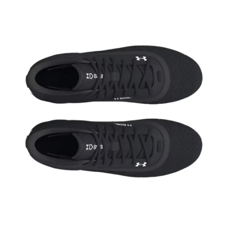 Under Armour Leadoff Anti Slip Wear Resistant Mid Top Training Shoes Men's Black-2