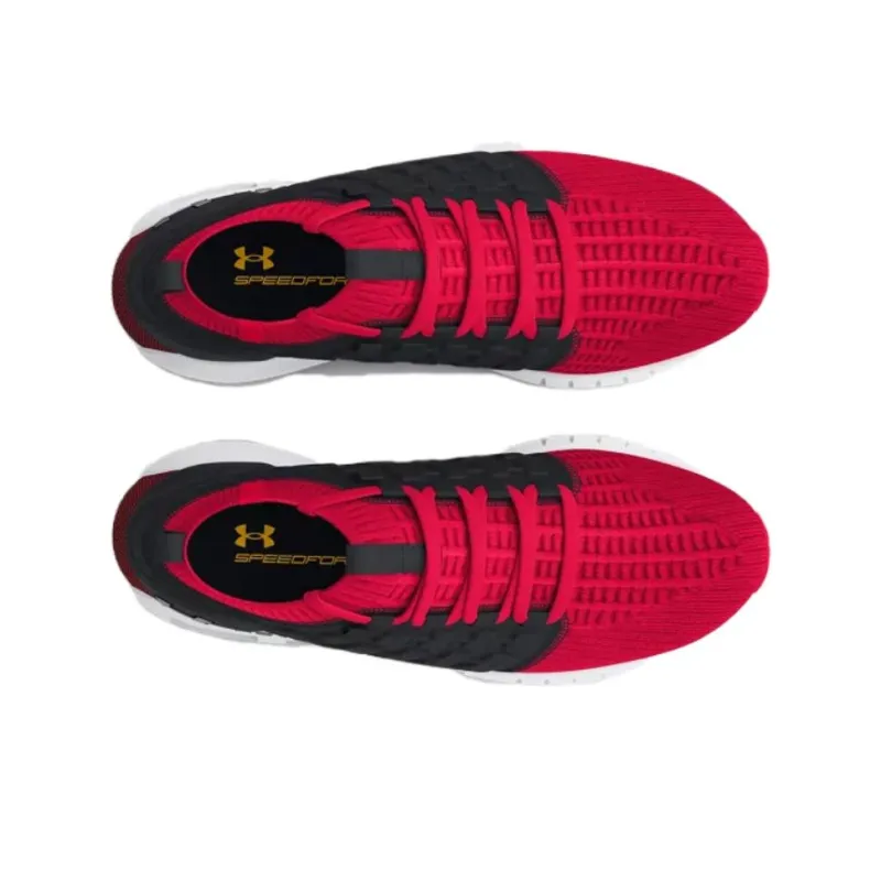 Under Armour Anti Slip Wear Resistant Mid Top Casual Shoes Unisex Red-3