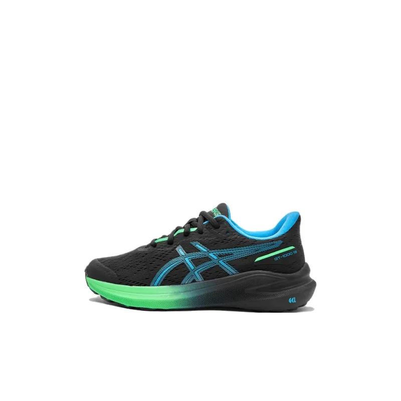 Asics GT 1000 13 Slip Resistant Cushioning Abrasion Resistant Breathable Low Top Kids' Running Shoes Black Kids'-0