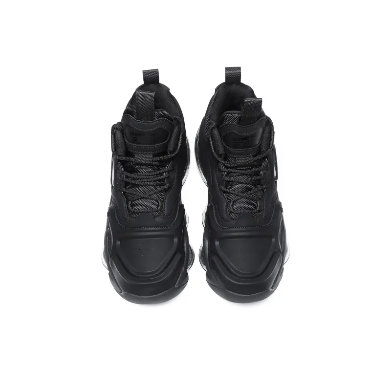 N·HOT Slip-Resistant Height Increasing Mid-Top Air Cushion Casual Running Shoes Men's-8