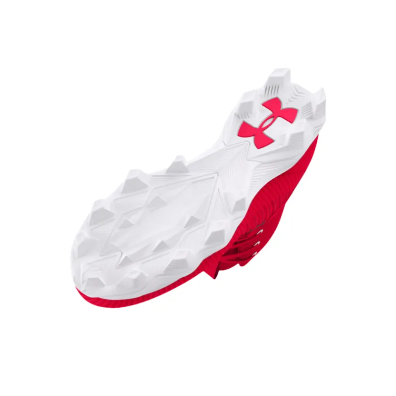 Under Armour Highlight 2 Slip Resistant, Breathable, And Supportive Soccer Shoes Men's Red-2
