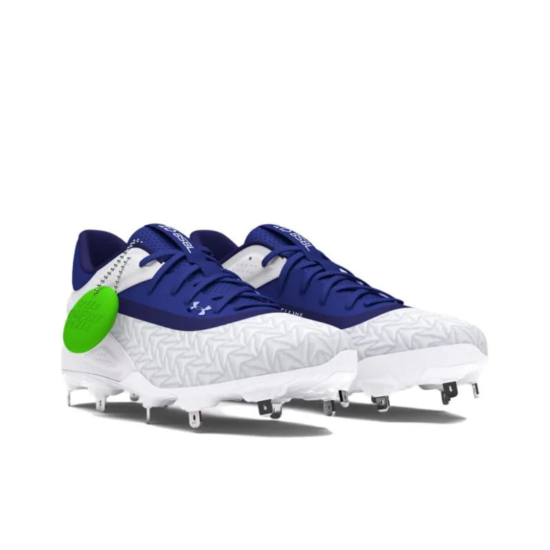 Under Armour Yard Slip Resistant Coverage Low Top Training Shoes Men's White Blue-2