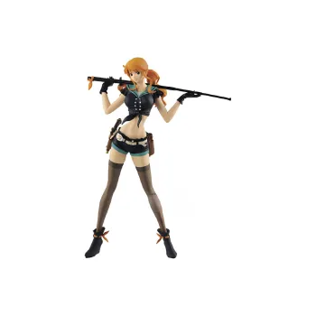 BANPRESTO Nami Glass Factory One Piece FDS Sailor Suit Weather Rod Pirate Bonus Gift Scale Figures 25cm