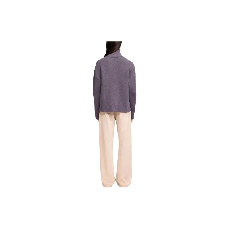 Ami Paris Ami De Coeur Funnel Neck Sweatshirt-3