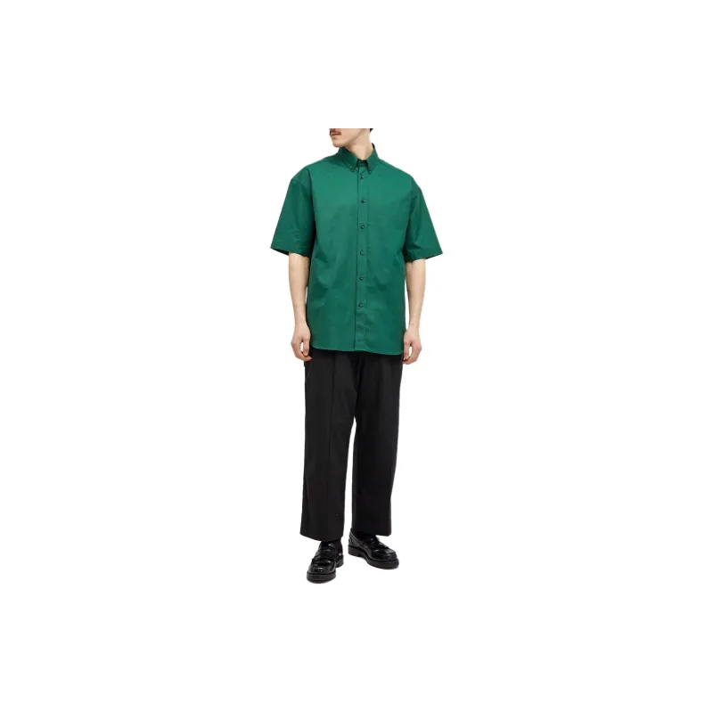 Burberry Shirt Men's Dark Green-1