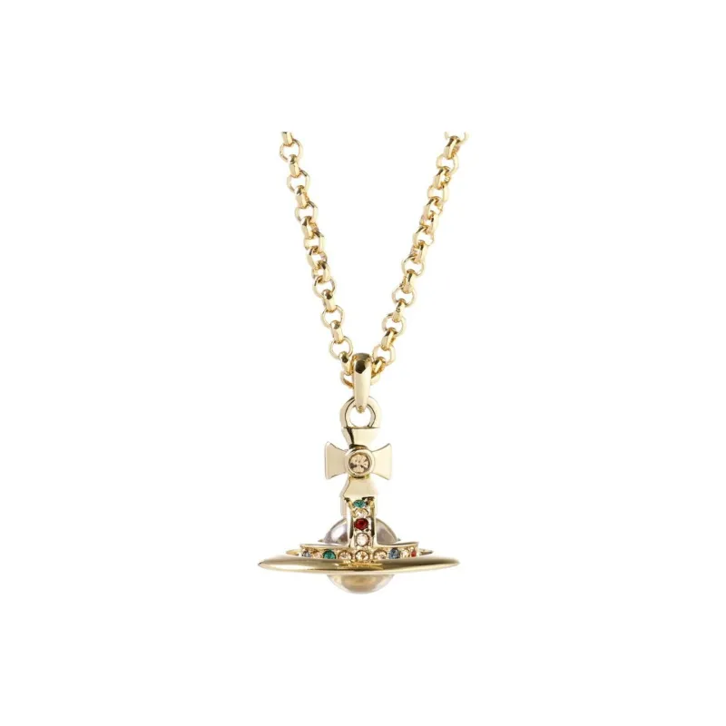 Vivienne Westwood Brass Necklaces Unisex Gold-4
