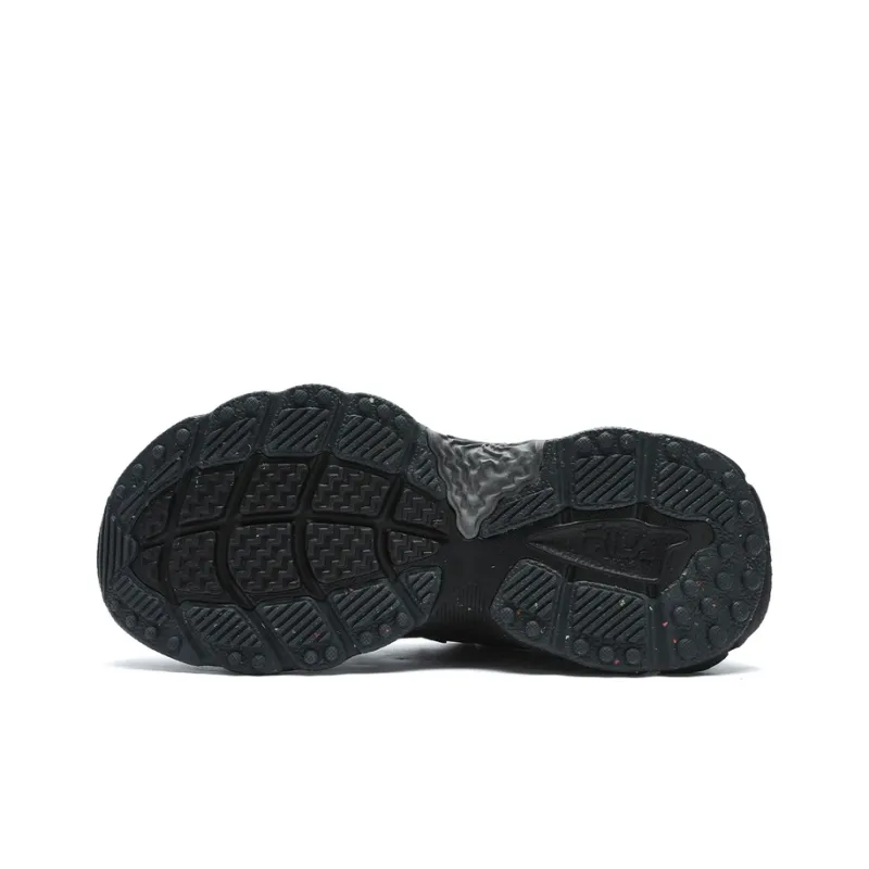 FILA Slip Resistant Low Top Running Shoes Women's Black Gray-5