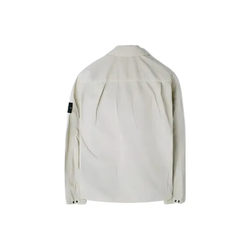STONE ISLAND Organic Cotton Shirt Jacket-2