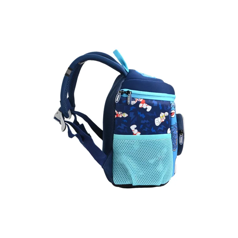 YOME Ultraman Neoprene Fabric With Migration Strap Bucket Styling Backpack Small Size Kids' Royal Blue/Red-2
