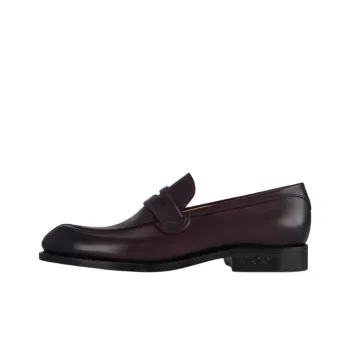 LOUIS VUITTON Sorbonne Loafers Men's Bordeaux Red