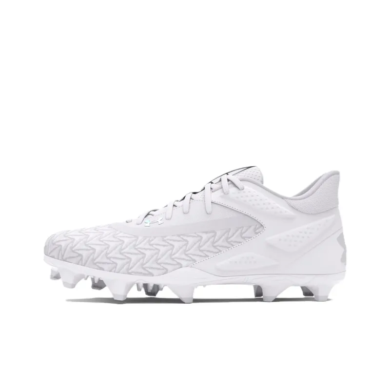 Under Armour Yard Anti Slip Wear Resistant Low Top Training Shoes Men's White Silver-0