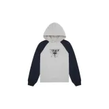 GUESS Sweatshirts Unisex Medium Heather Gray Navy Blue