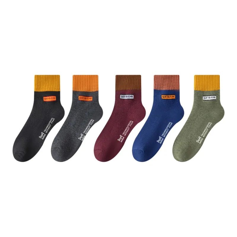 MIIOW Mid-Calf Socks Men's Combo Set-30