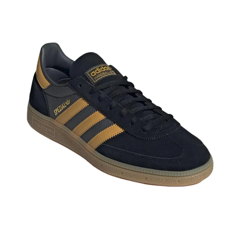 Adidas Handball Spezial Core Black Preloved Yellow-2
