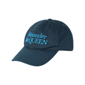 Alexander McQueen Logo Embroidered Baseball Cap