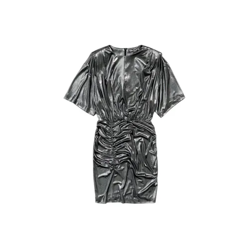 Bimba Y Lola Short-Sleeved Dresses Women's Silver