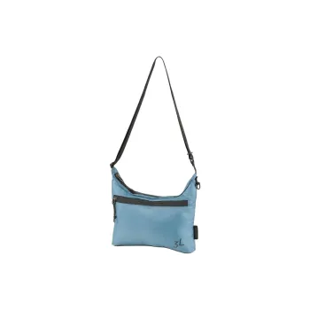 Columbia Nylon Crossbody Bag, Shoulder Bag Mini Unisex Heavy Rain Blue
