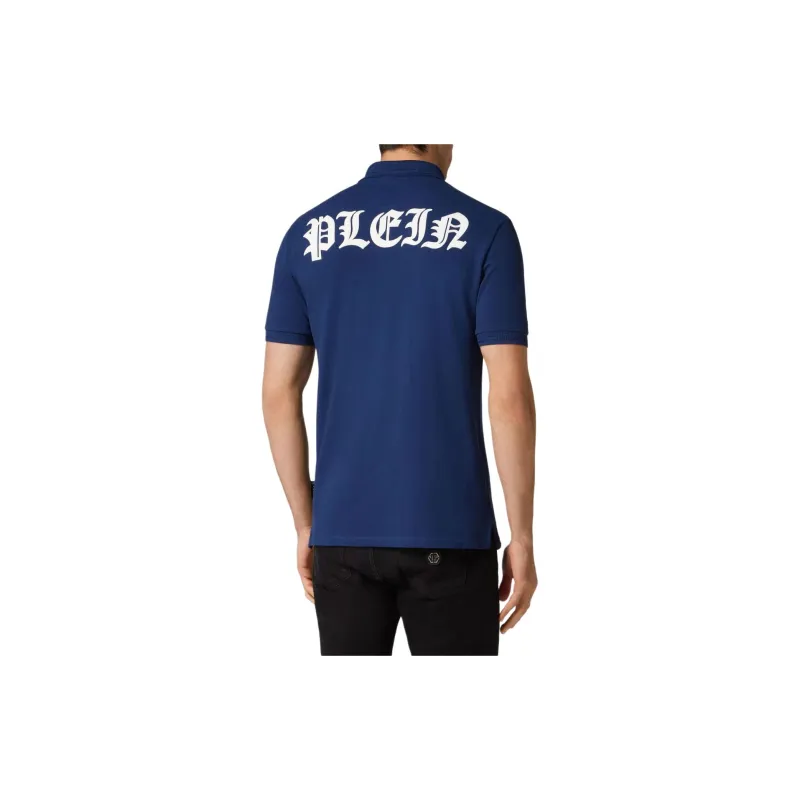 PHILIPP PLEIN Gothic Plein Cotton Polo Shirt-2