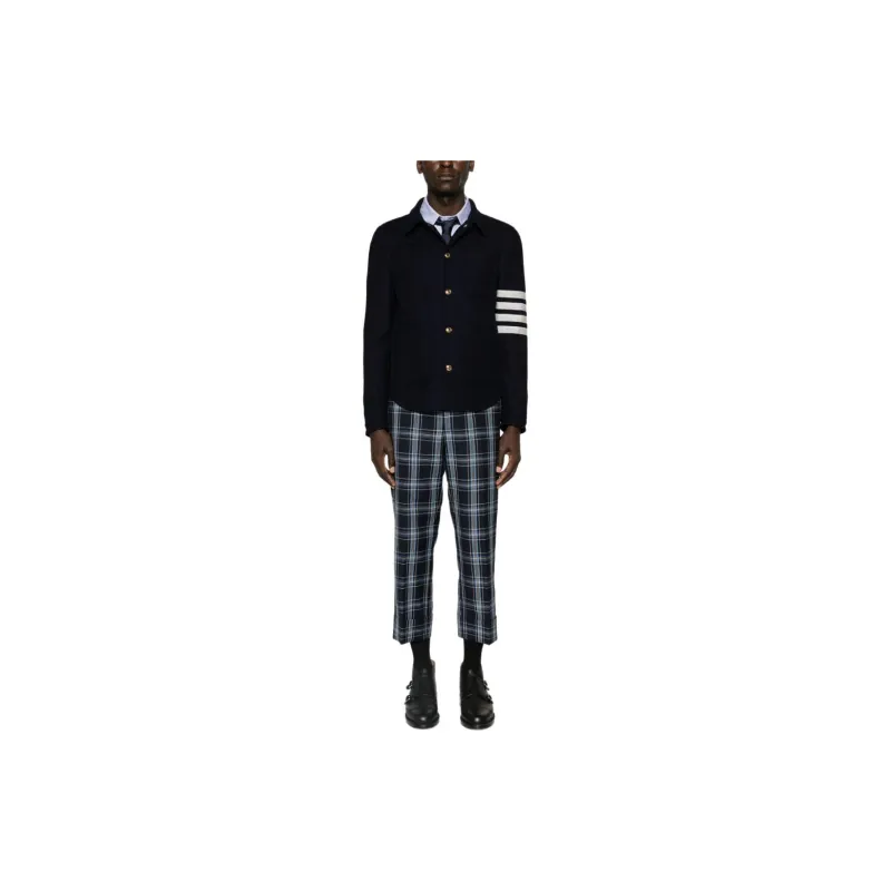 THOM BROWNE Stripe Detailed Buttoned Jacket-3