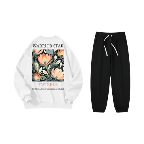 WARRIOR Sweatshirt Sets Unisex