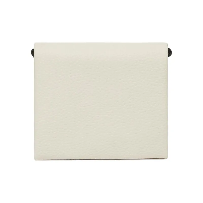 LACOSTE Polyurethane Wallet Mini Women's White-2