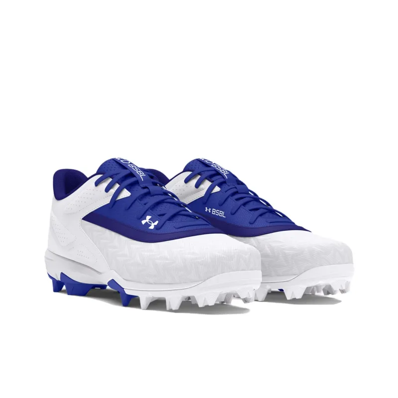 Under Armour Leadoff Anti Slip Wear Resistant Low Top Training Shoes Men's White-1