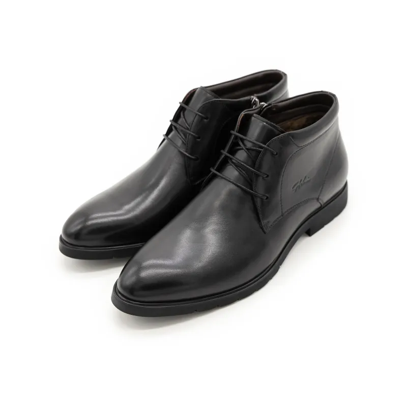 Satchi Ankle Boots, High Top, Casual Shoes Men's Black-2
