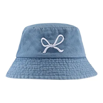 CARTELO Cotton Bucket Hats Unisex Light Blue White/Black/Dark Blue/Medium Blue/Light Blue Pink