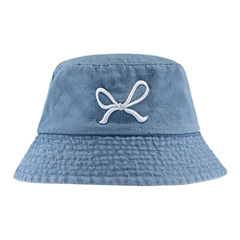 CARTELO Cotton Bucket Hats Unisex Light Blue White/Black/Dark Blue/Medium Blue/Light Blue Pink-0