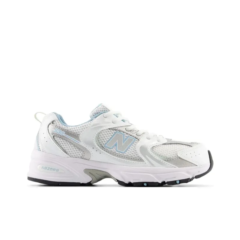 New Balance NB 530 Anti Slip Wear Resistant Low Top Kids Lifestyle Shoes White Kids'-1